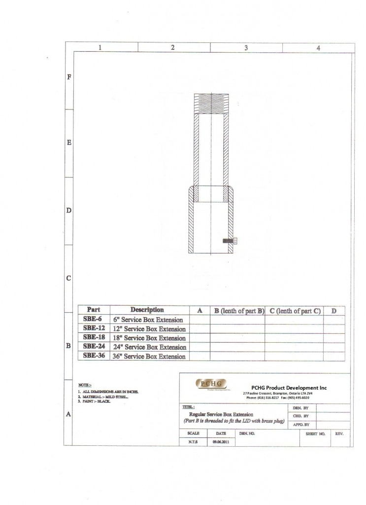 Regular Service Box Extension